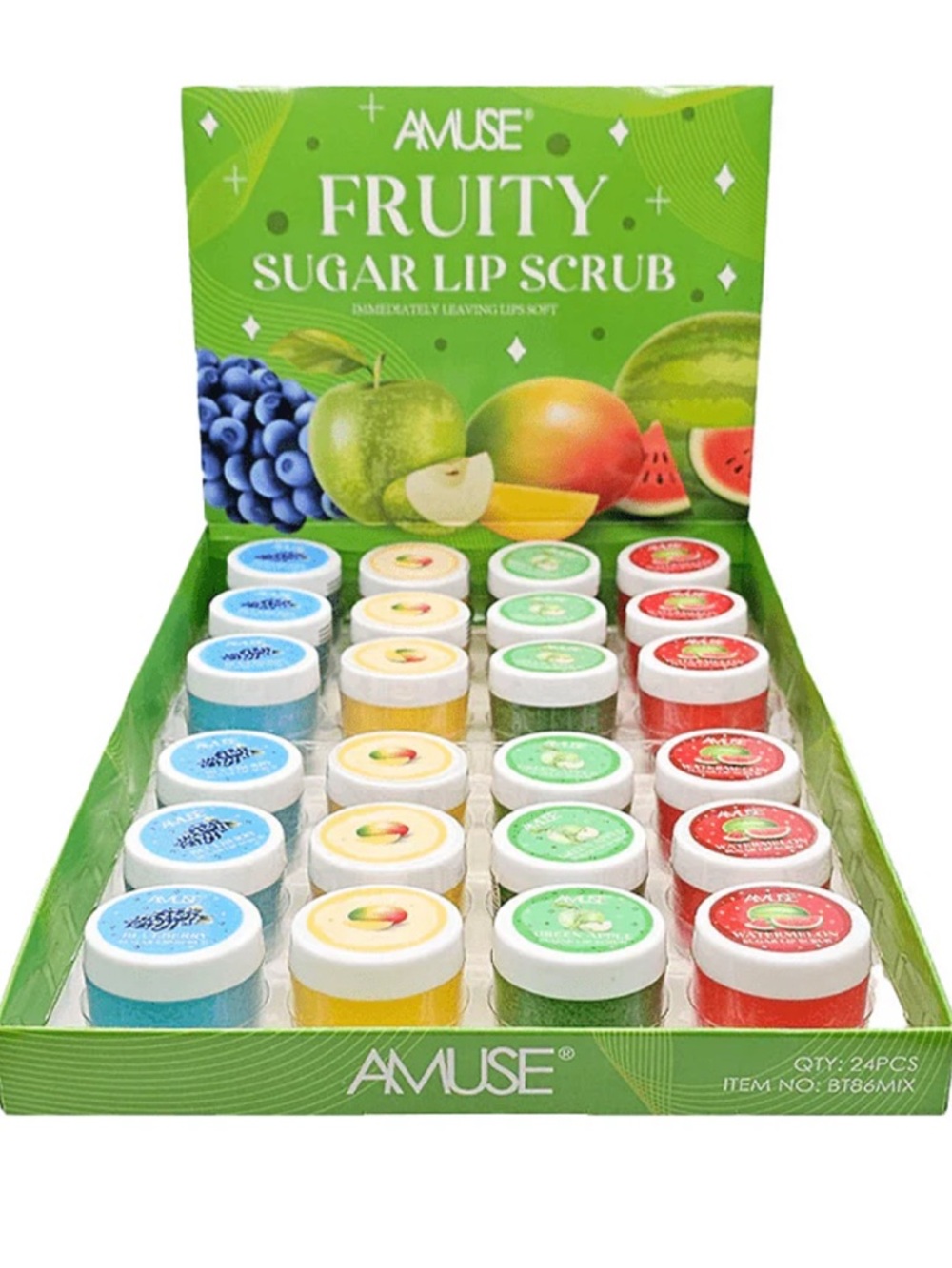 Amuse Fruity Sugar Lip Scrub